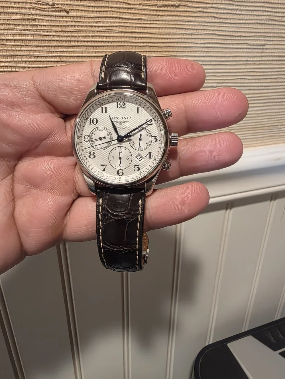 Longines Master Collection Chronograph Men's 42mml Automatic Watch L2.859.4